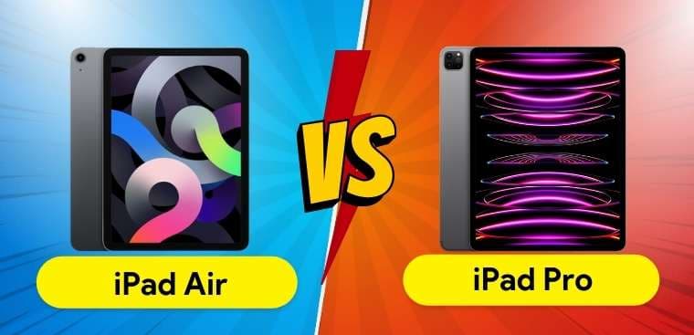So Sánh iPad Air vs iPad Pro, Nên mua dòng nào ?