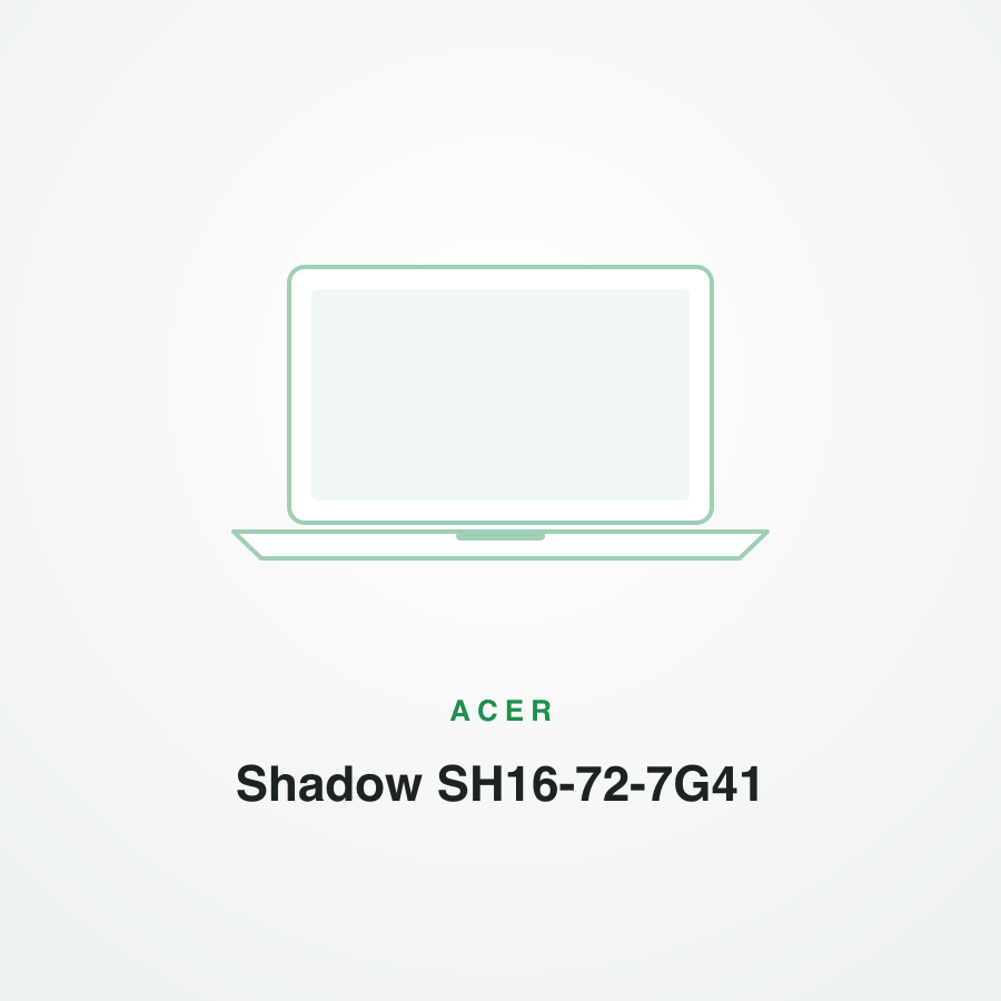 Acer Shadow SH16-72-7G41