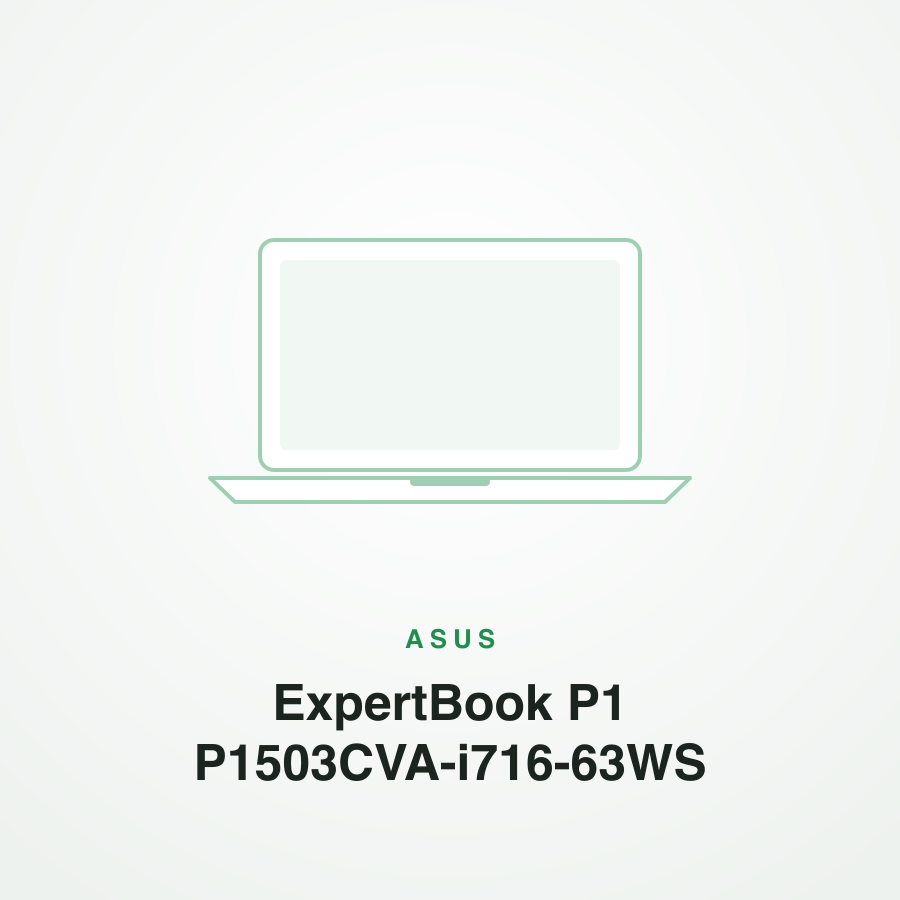 Asus ExpertBook P1 P1503CVA-i716-63WS