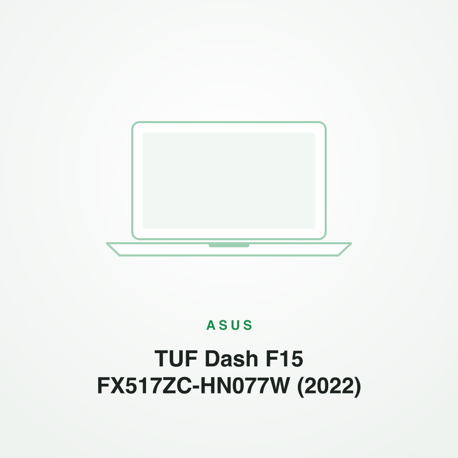 Asus TUF Dash F15 FX517ZC-HN077W (2022)