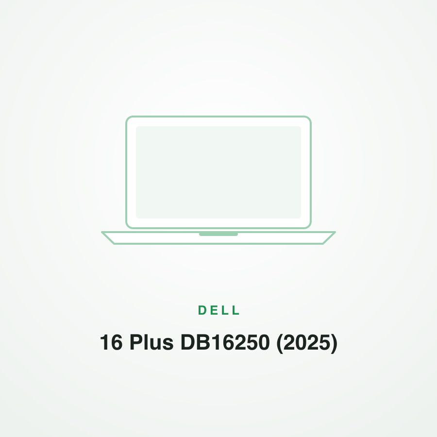 Dell 16 Plus DB16250 (2025)