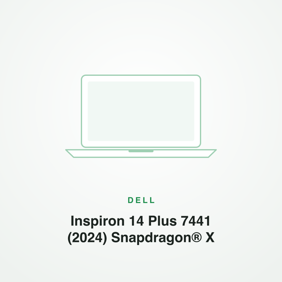 Dell Inspiron 14 Plus 7441 (2024) Snapdragon® X Elite, X1E-80-100