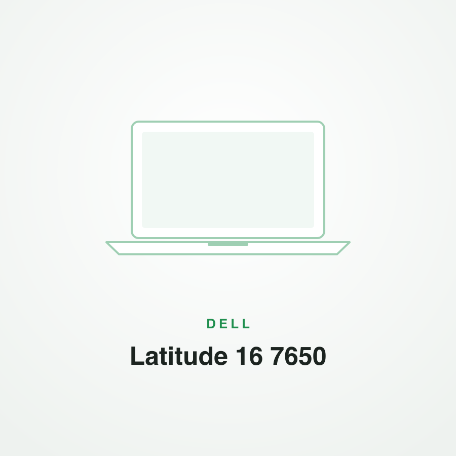 Dell Latitude 16 7650