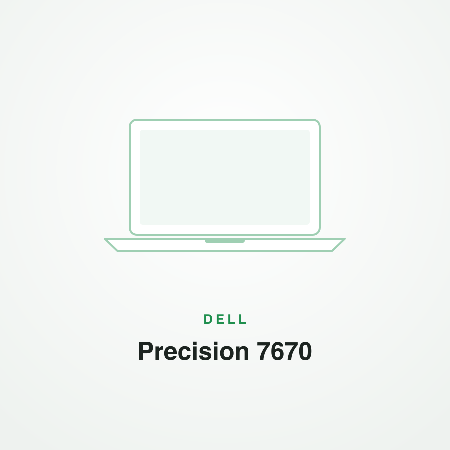 Dell Precision 7670