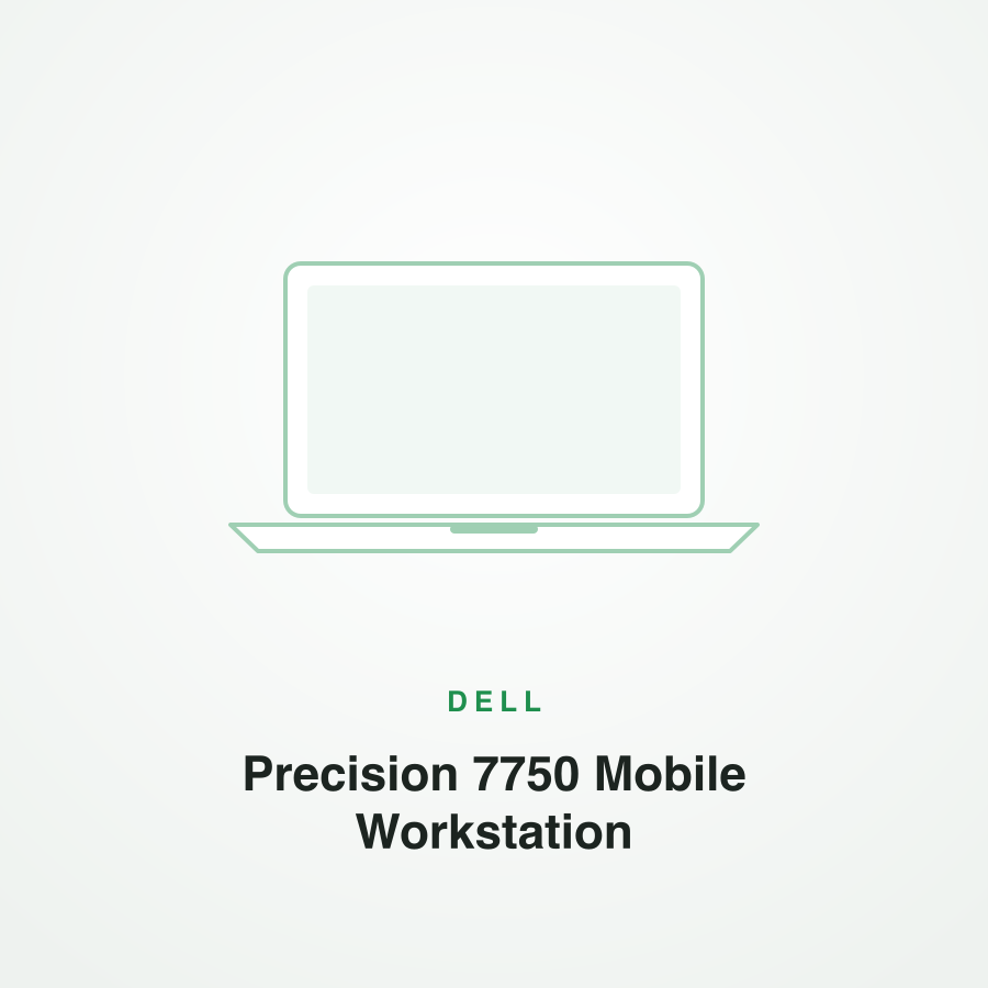 Dell Precision 7750 Mobile Workstation