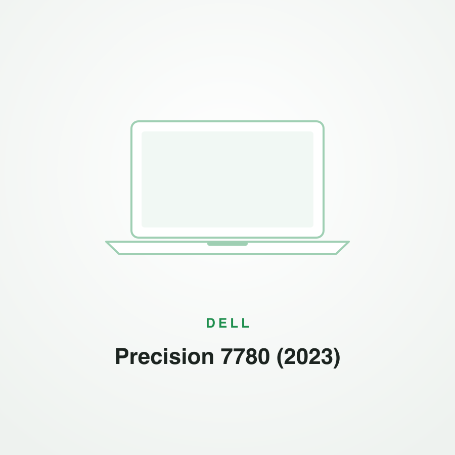 Dell Precision 7780 (2023)