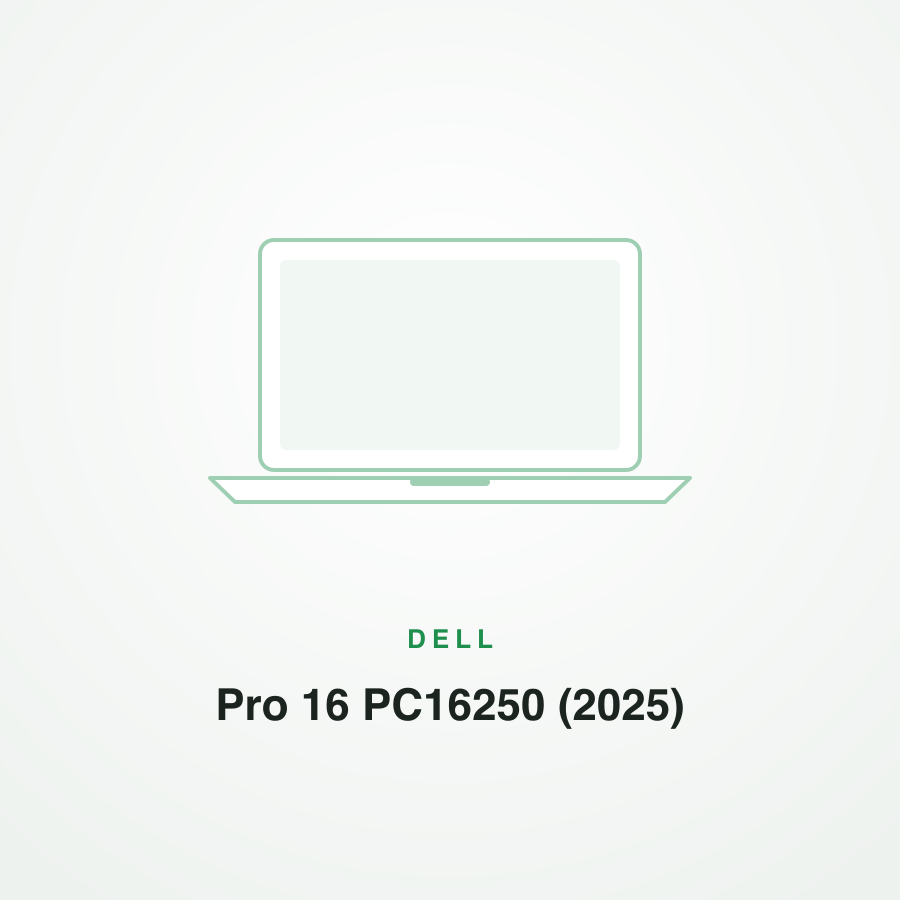 Dell Pro 16 PC16250 (2025)