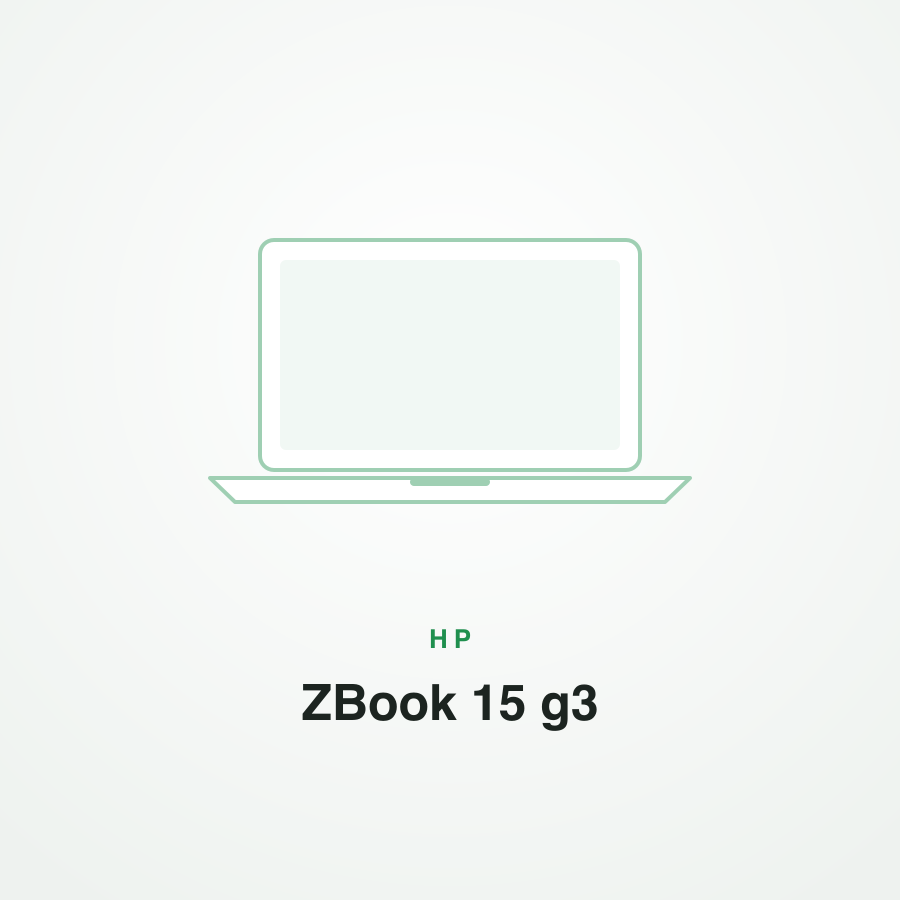 HP ZBook 15 g3