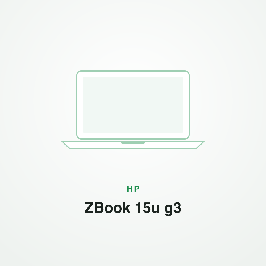 HP ZBook 15u g3