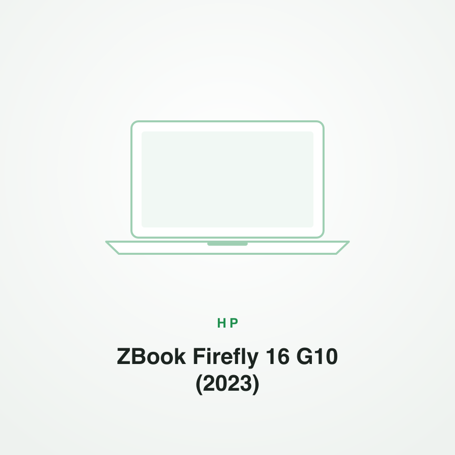 HP ZBook Firefly 16 G10 (2023)