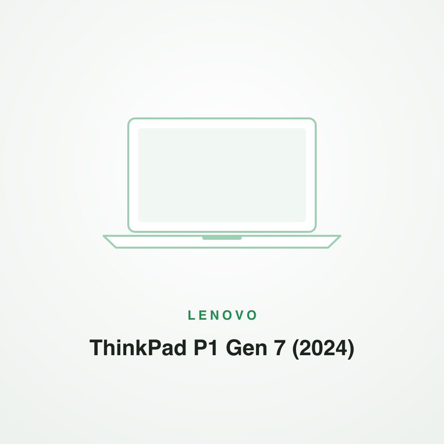 Lenovo ThinkPad P1 Gen 7 (2024)