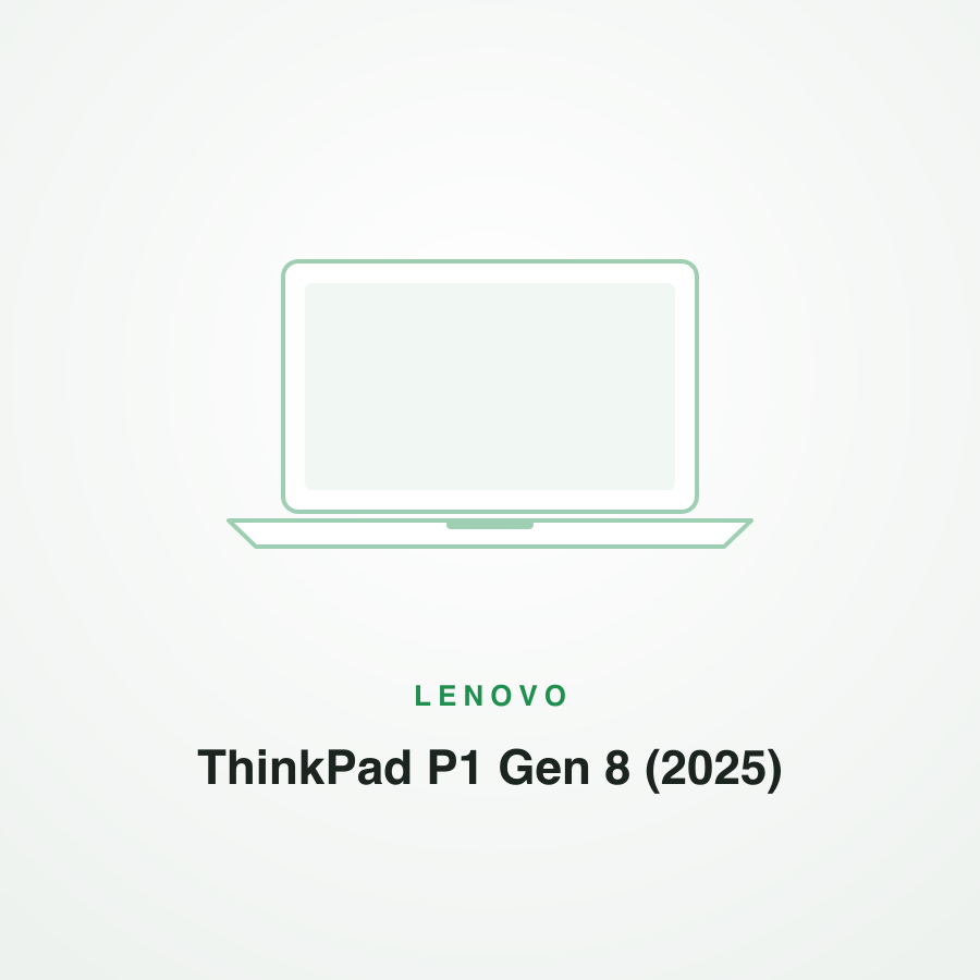Lenovo ThinkPad P1 Gen 8 (2025)