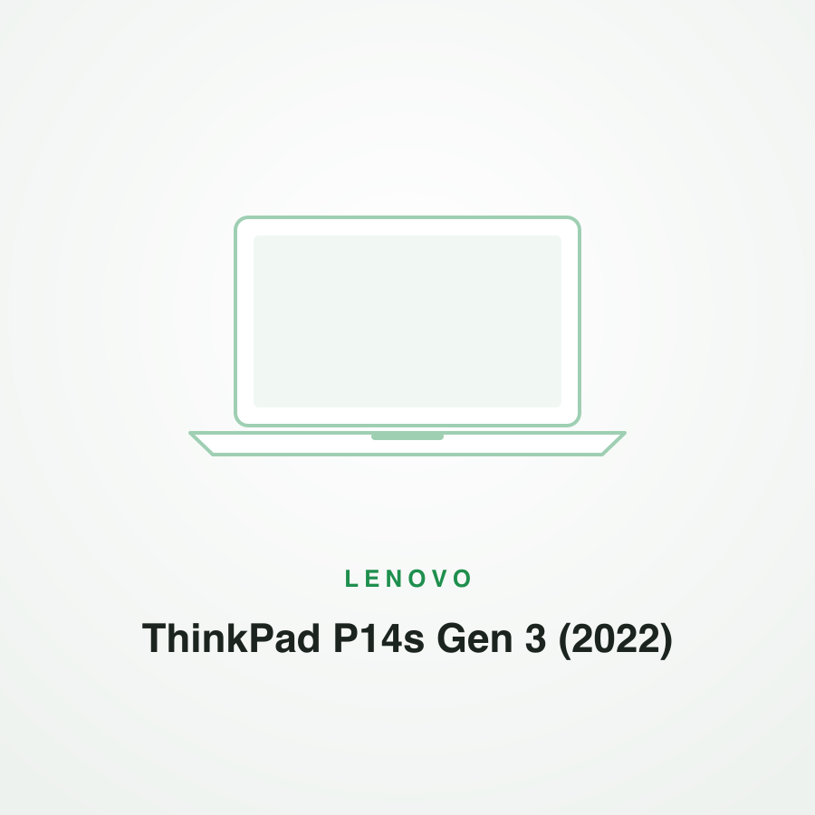 Lenovo ThinkPad P14s Gen 3 (2022)