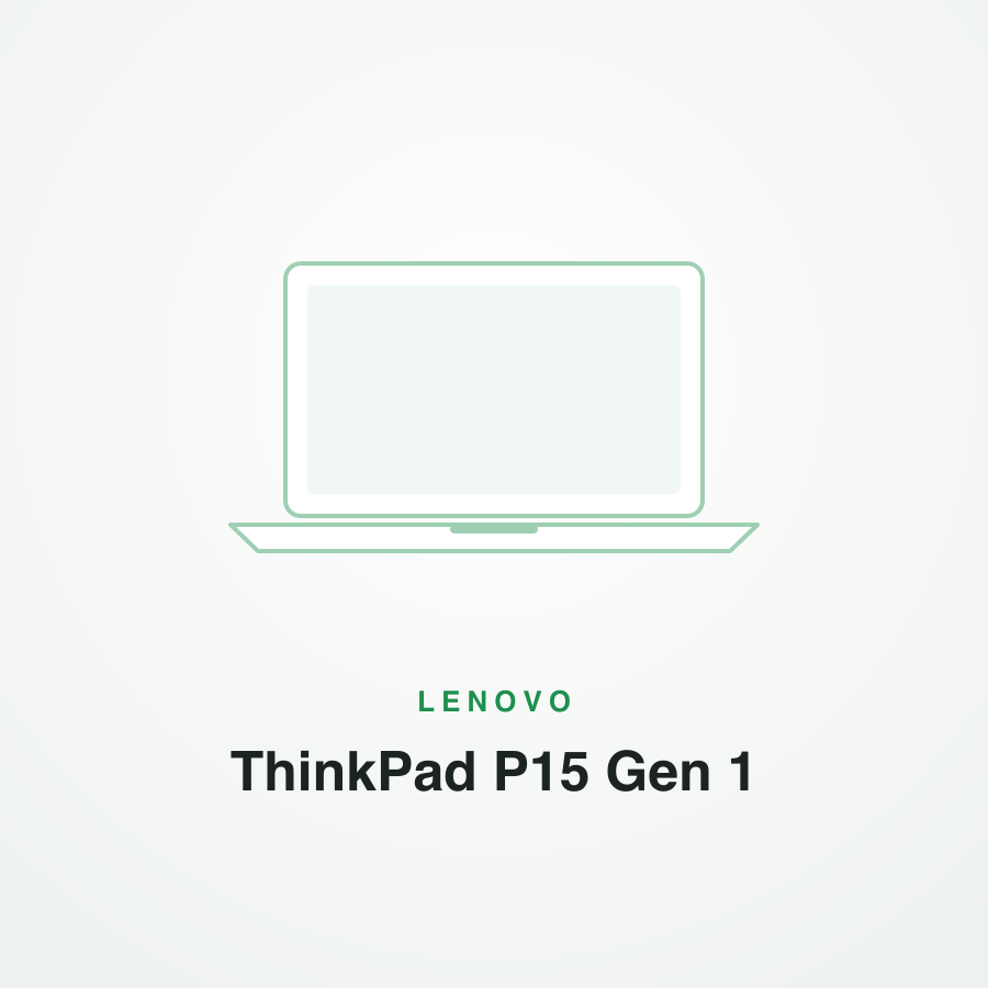 Lenovo ThinkPad P15 Gen 1