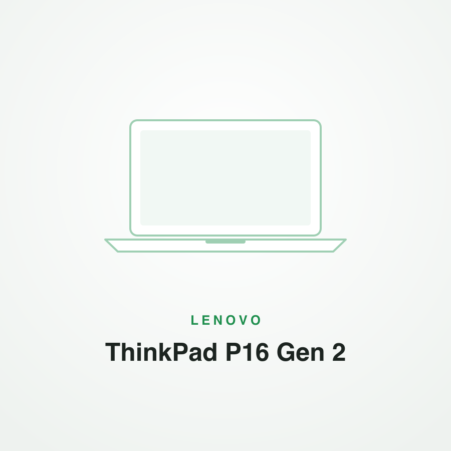 Lenovo ThinkPad P16 Gen 2