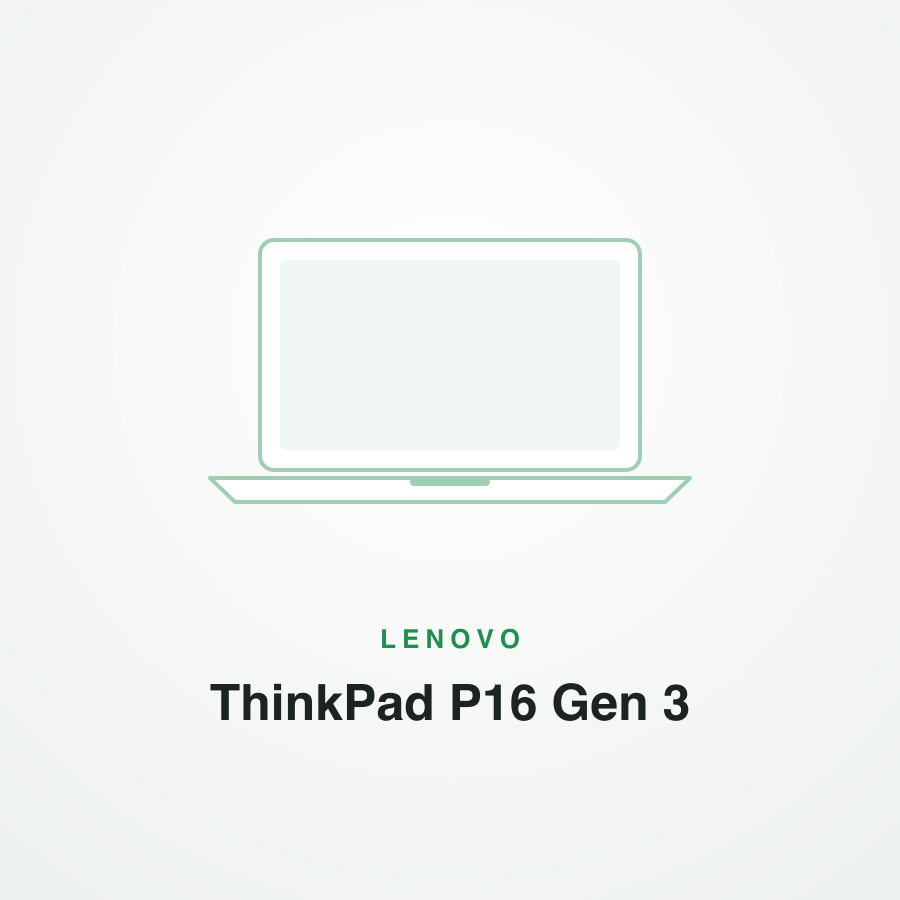 Lenovo ThinkPad P16 Gen 3