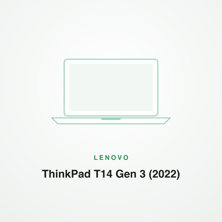 Lenovo ThinkPad T14 Gen 3 (2022)