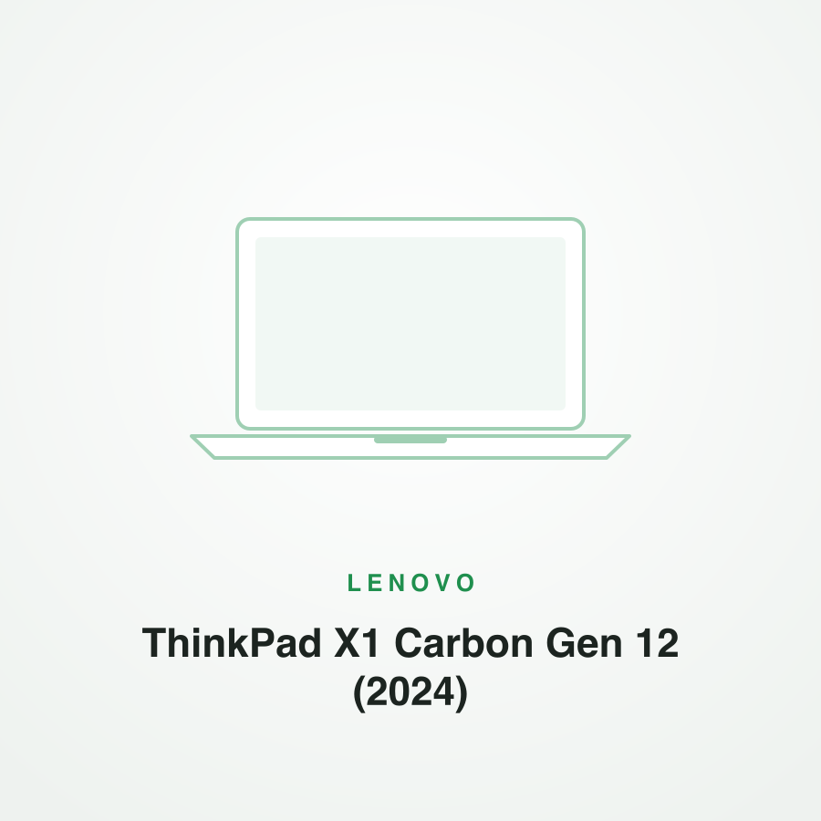 Lenovo ThinkPad X1 Carbon Gen 12 (2024)