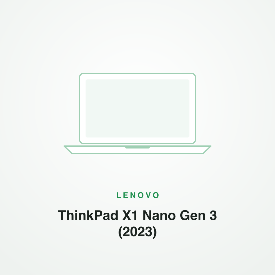 Lenovo ThinkPad X1 Nano Gen 3 (2023)